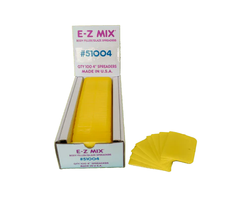 E-Z Mix® Body Filler & Glaze Spreaders – Flexible Plastic (2"–6")