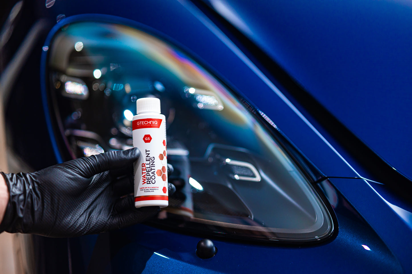 Gtechniq G5 Water Repellent Coating for Glass and Perspex | Lasts Up to 4 Months