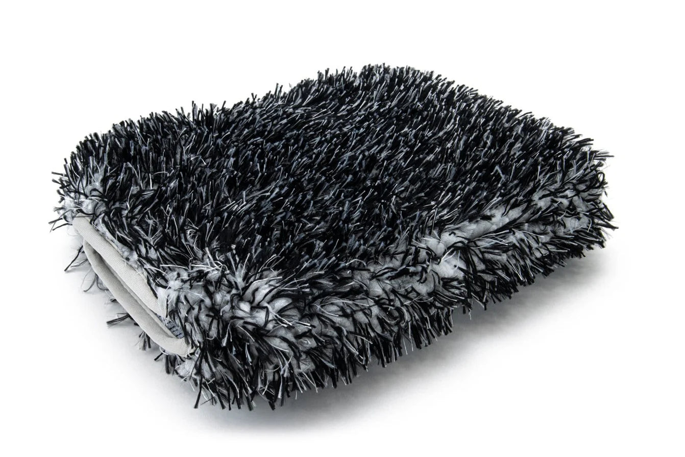 Autofiber Wash Monster Plush Car Wash Pad Black - 10" x 8" | Dual Fiber Technology for Safe, Effective Cleaning