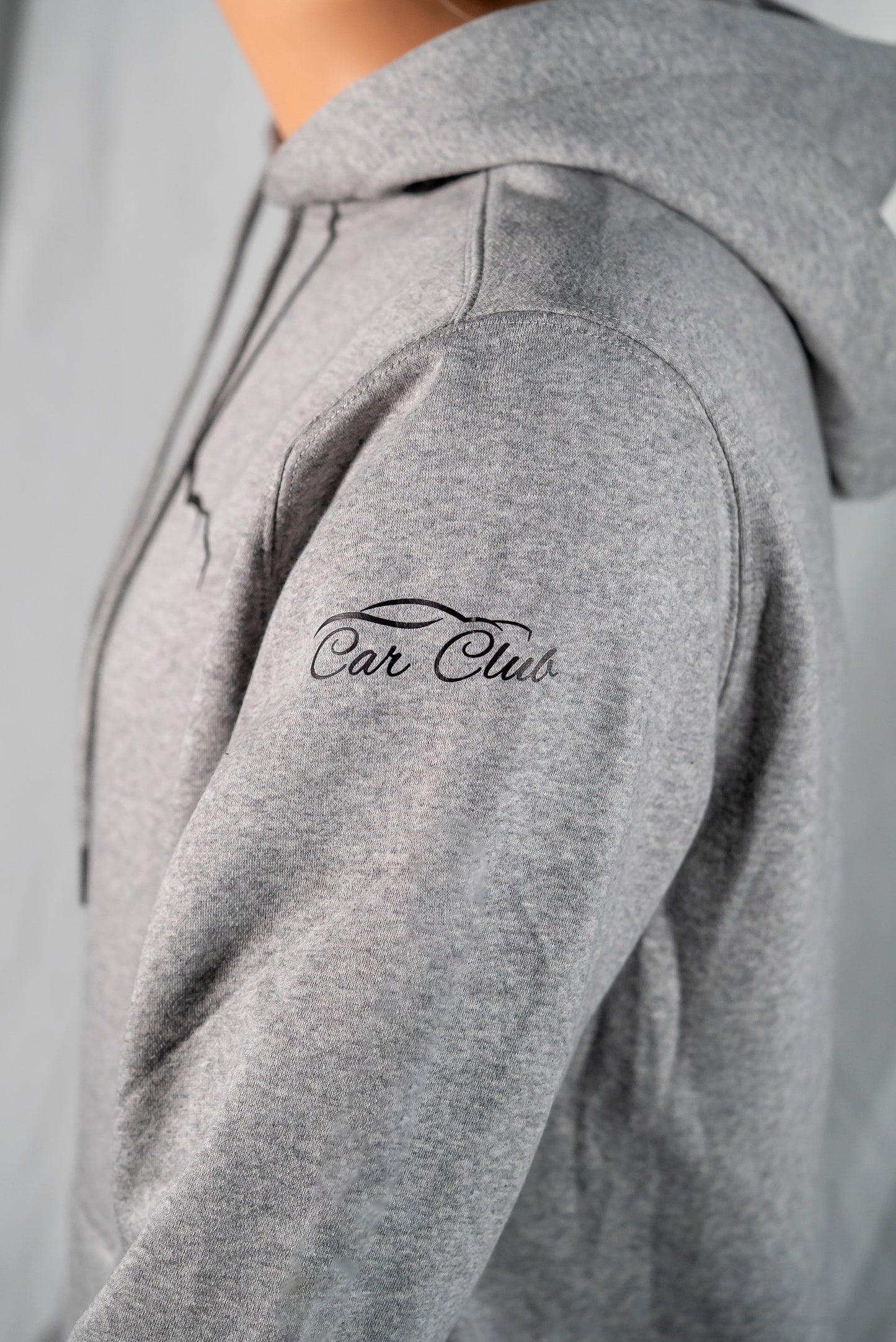 Perfect Weight Fleece Hoodie in Zermatt Silver - PNT Code: LY7Y – Exclusive Car Club Edition
