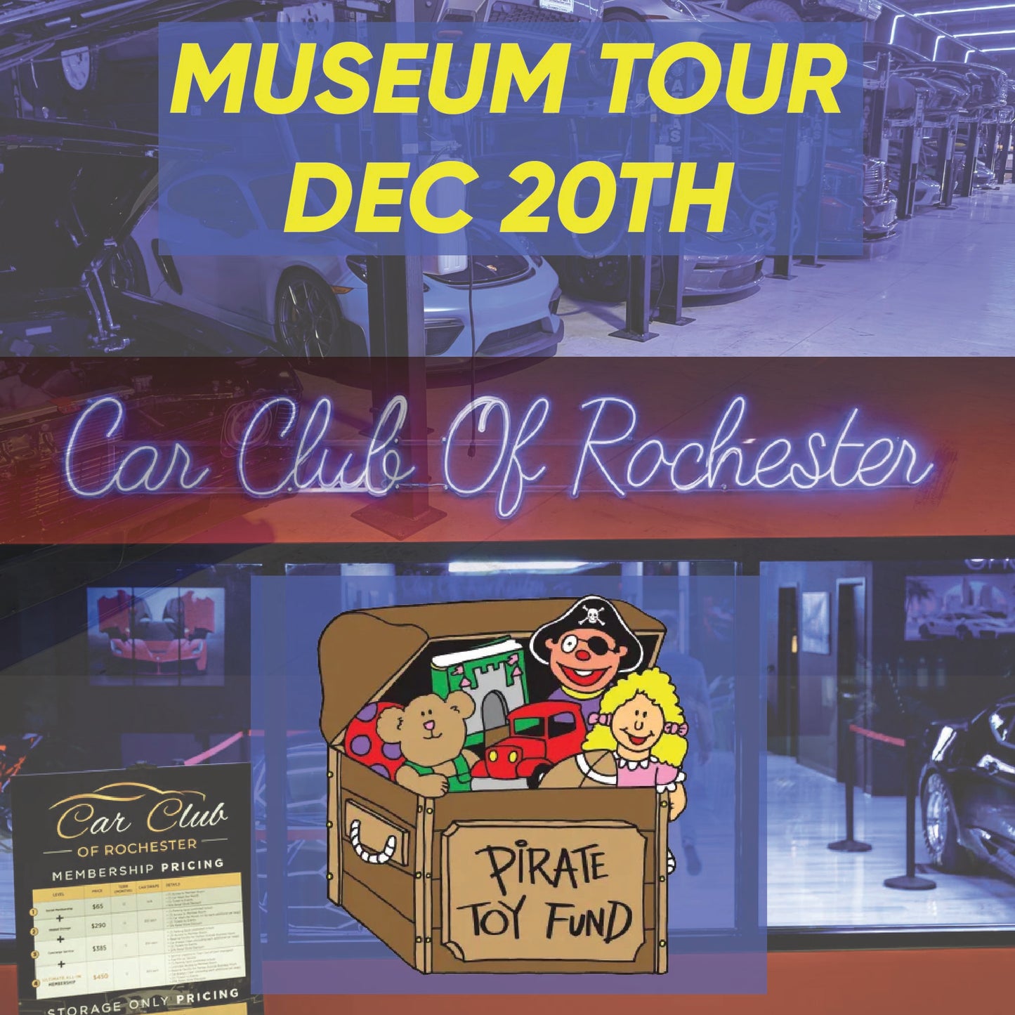Car Club of Rochester Museum Ticket – Guided Tour