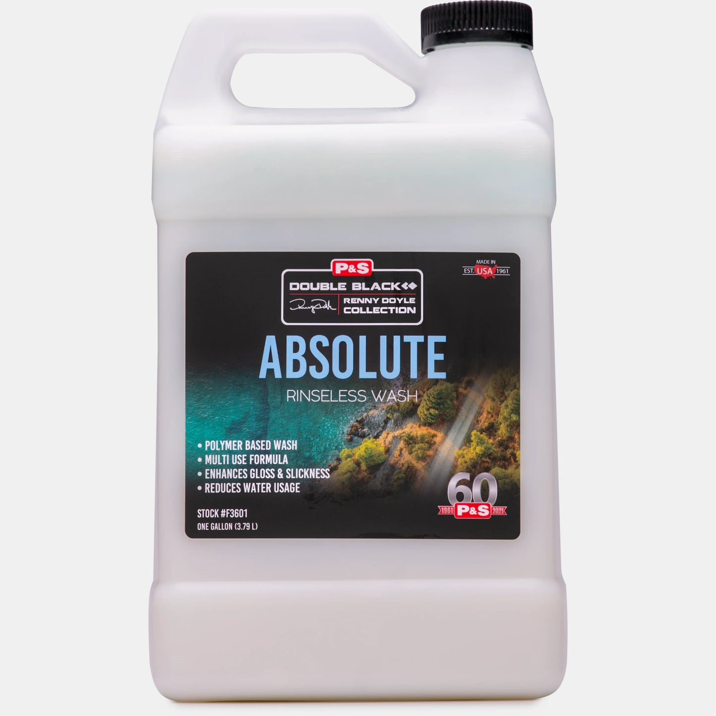 P&S Absolute Rinseless Wash – Multi-Purpose No-Rinse Cleaner for Exterior & Interior