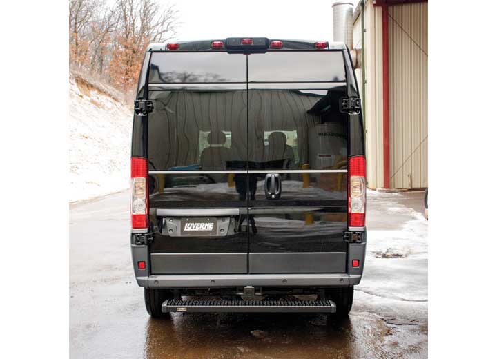 LUV 415254-571528 15-C TRANSIT-150/250/350/E-TRANSIT 22-C GRIP STEP 7IN REAR STEP BLACK TEXTURED POWDER COAT