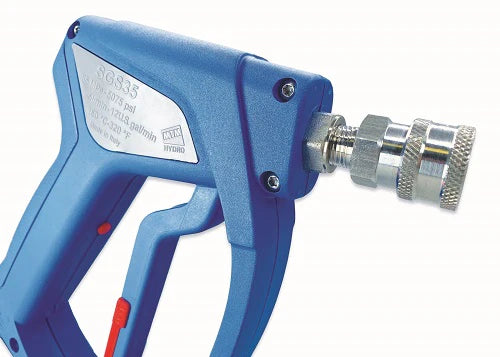 MTM Acqualine SGS35 Easy Hold Spray Gun with Stainless Steel Quick Connects & Live Swivel