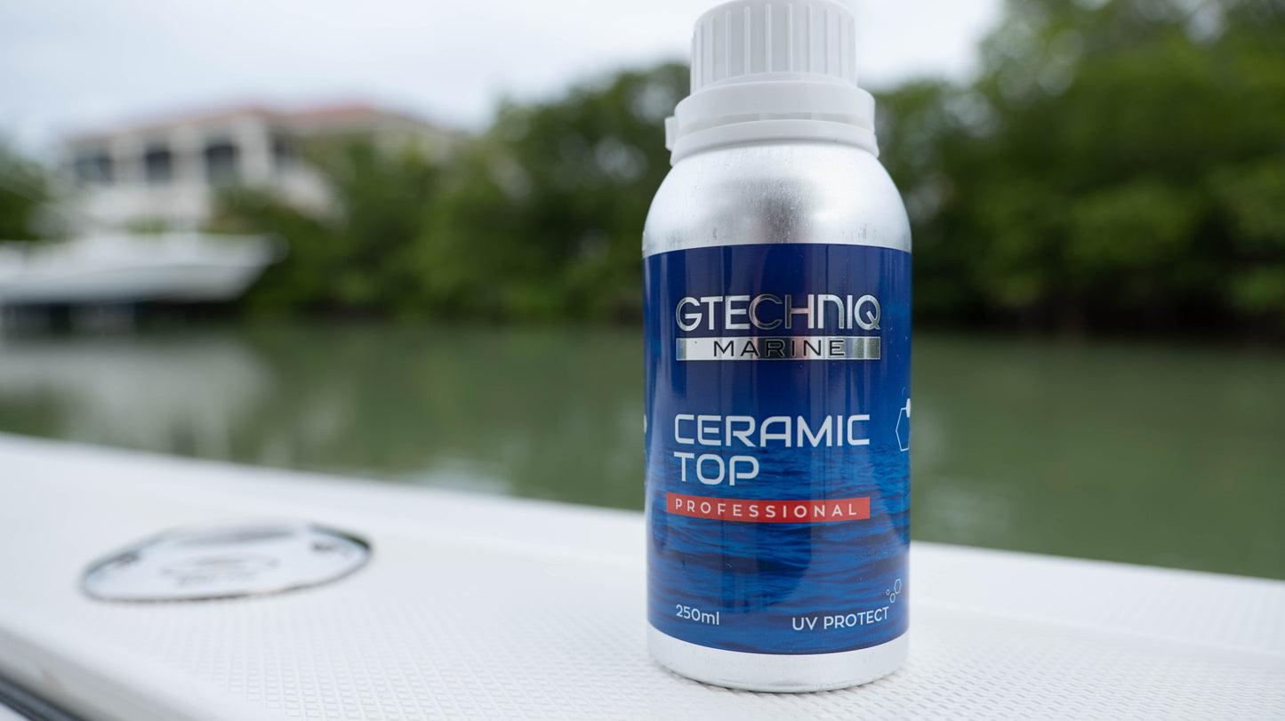 Gtechniq Marine Ceramic Top| Top Layer Coating for Boats, Glossy, Hydrophopic Finish