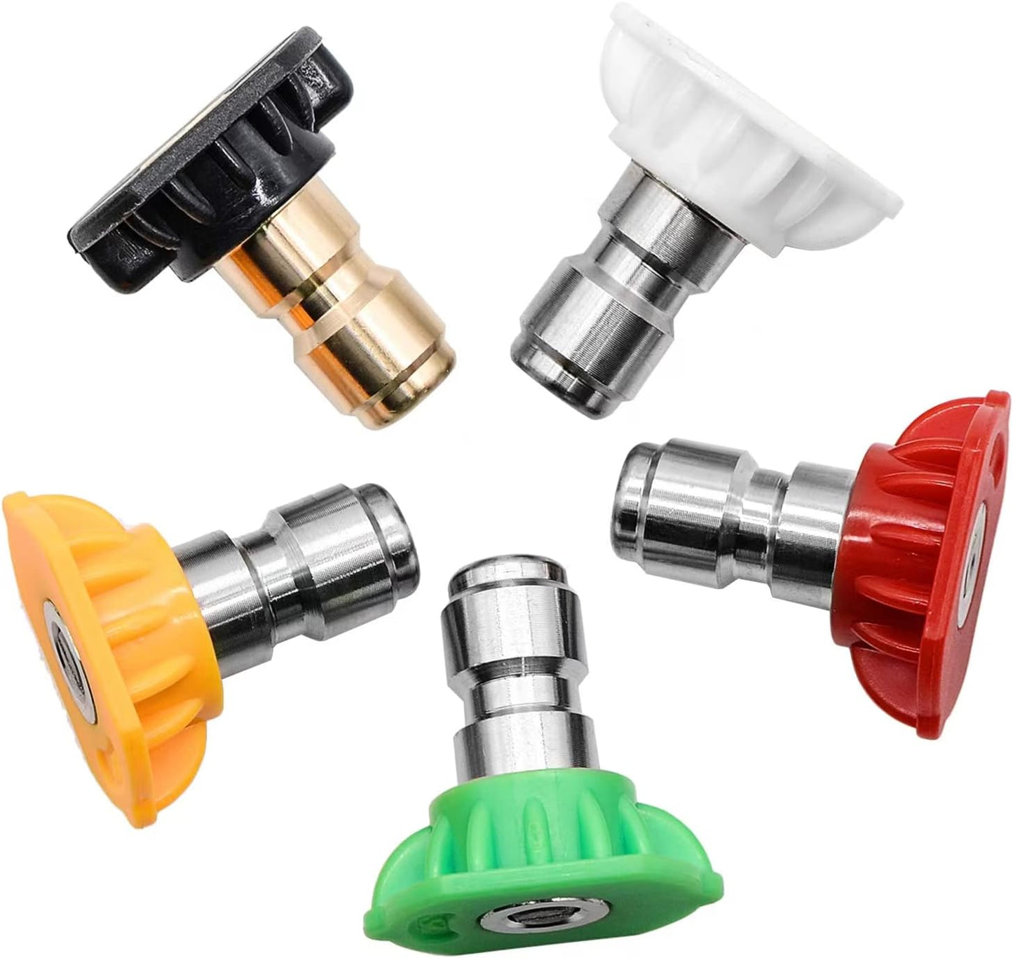 JetLine 5X Nozzle Kit – Quick Connect Tip Set with Holder, 4000 PSI