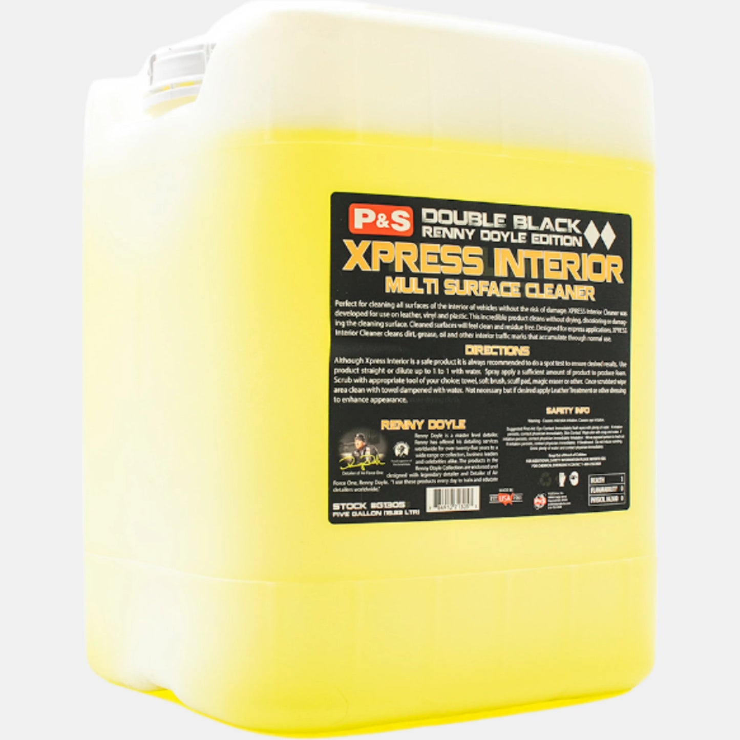 P&S Xpress Interior Cleaner – 16 oz, 128 oz, 5 gal