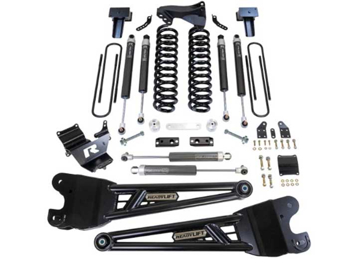 4" Coil Spring Lift Kit for 2023-2024 Ford Super Duty | Falcon Shocks & Radius Arms – SKU 49-23421