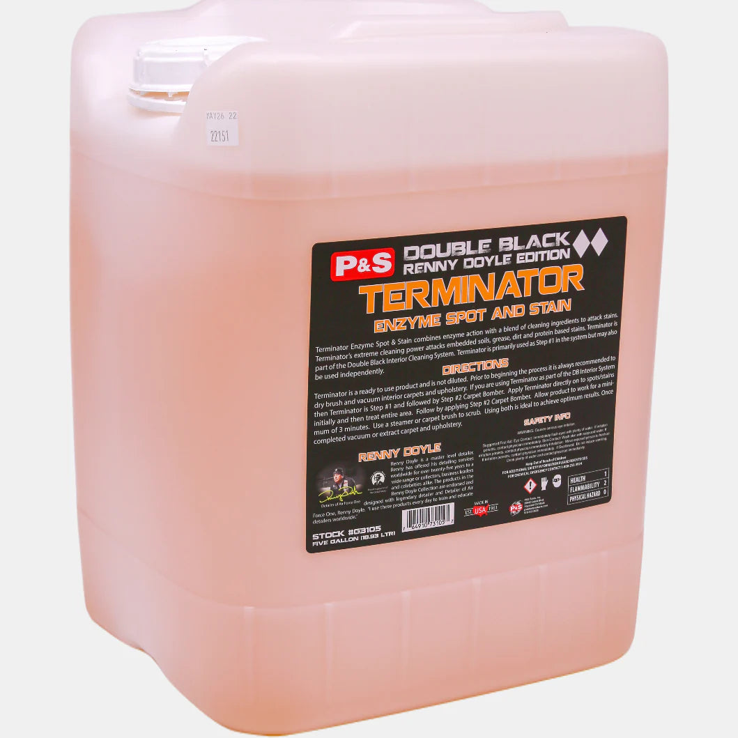 P&S Terminator Enzyme Spot & Stain Remover – Upholstery & Carpet Pre-Treatment