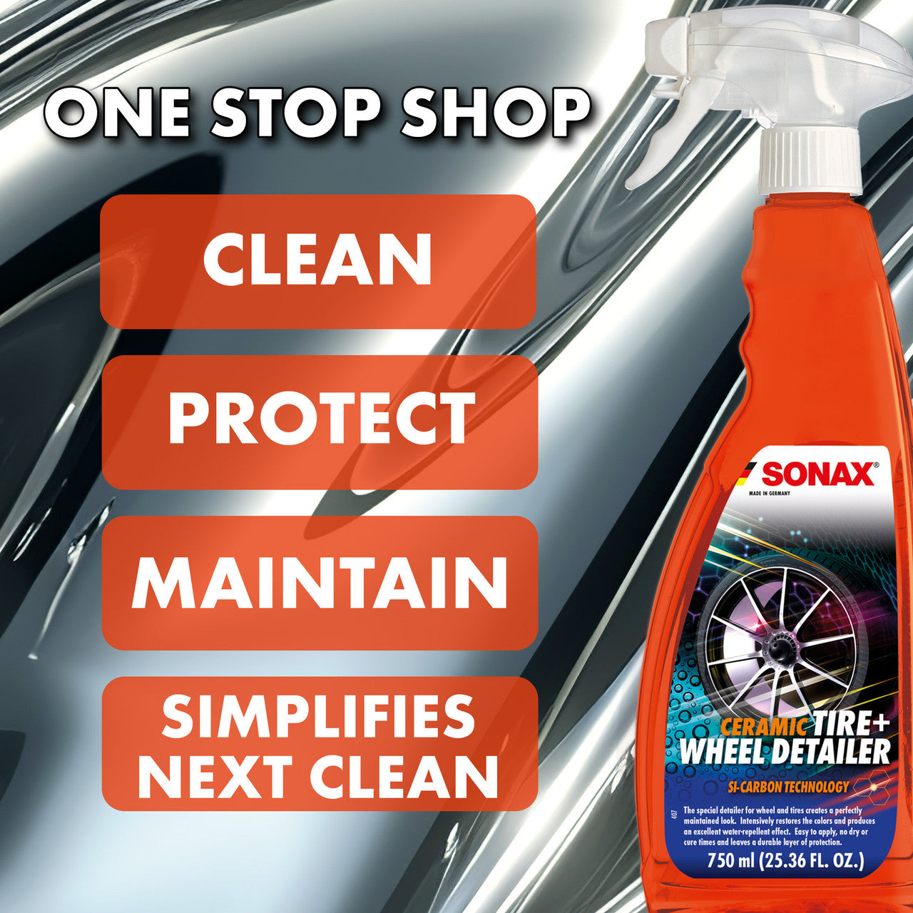 Sonax Ceramic Tire + Wheel Detailer - 750 ml