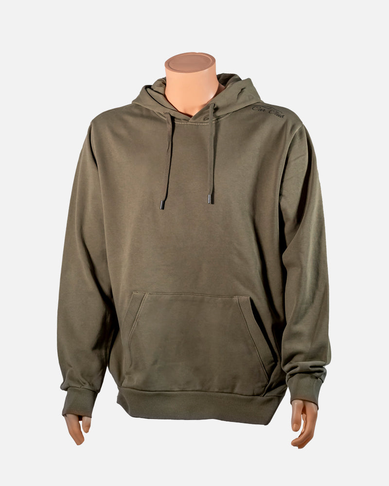 Heavyweight Fleece Hoodie in Oak Green - PNT Code: 22L – Exclusive Car Club Edition