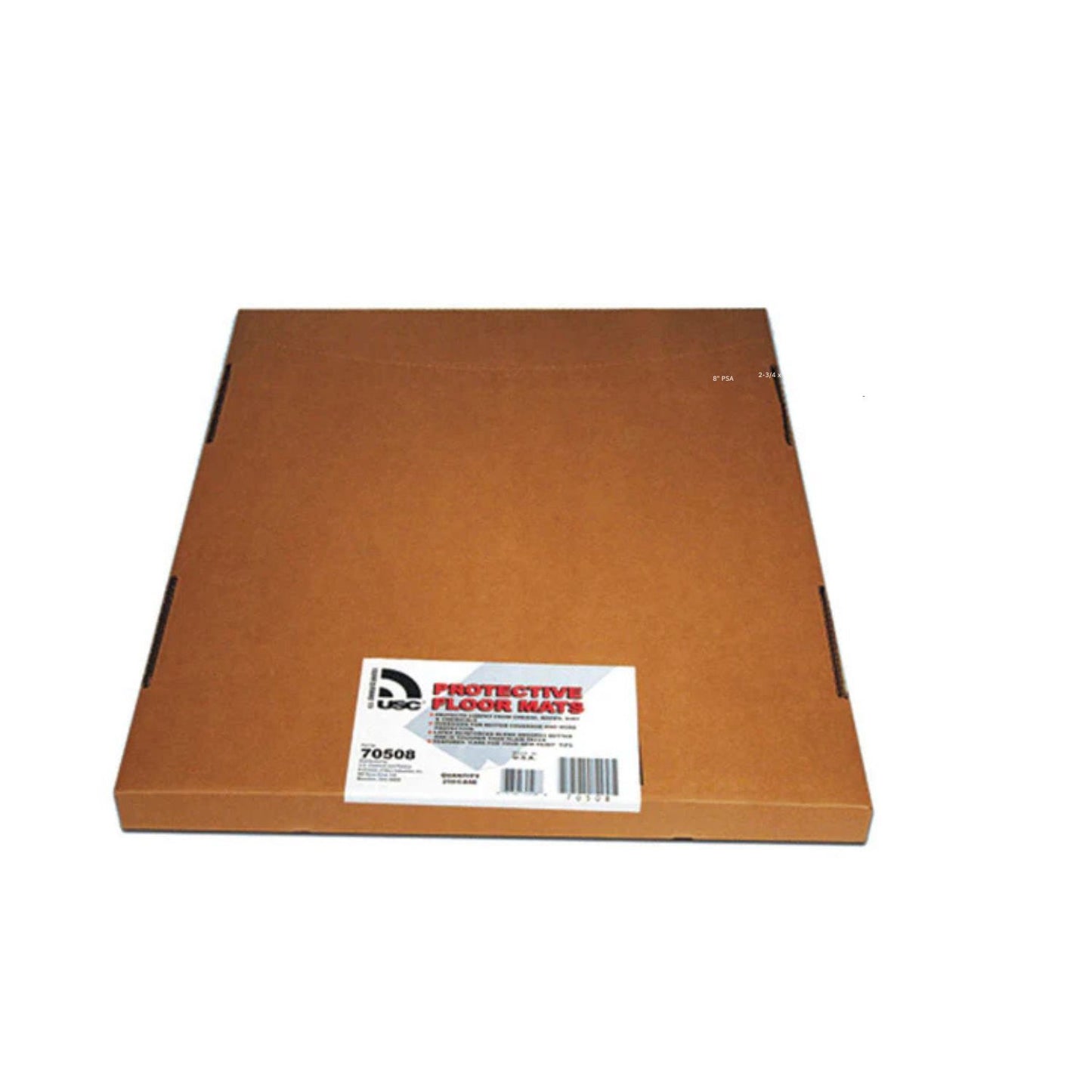 USC® 70508 Latex Reinforced Disposable Floor Mat – Carpet Protector, 17 in x 22 in (250 Pack)