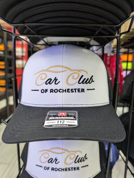 Car Club of Rochester Branded Six-Panel Twill Cap – Low-Profile
