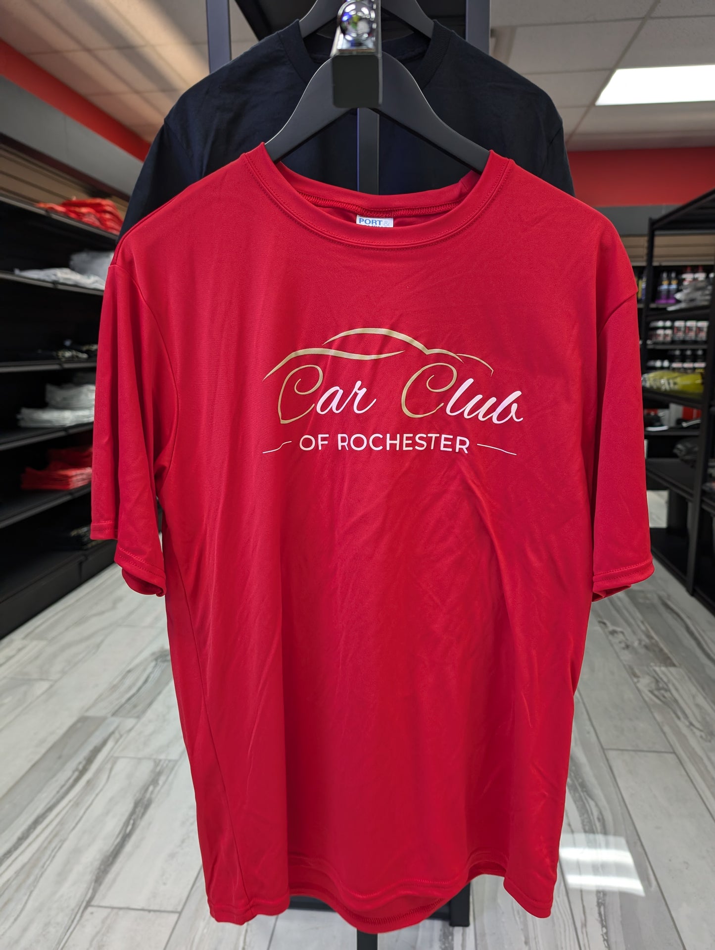 Car Club of Rochester Logo Performance Tee – Moisture-Wicking Shirt