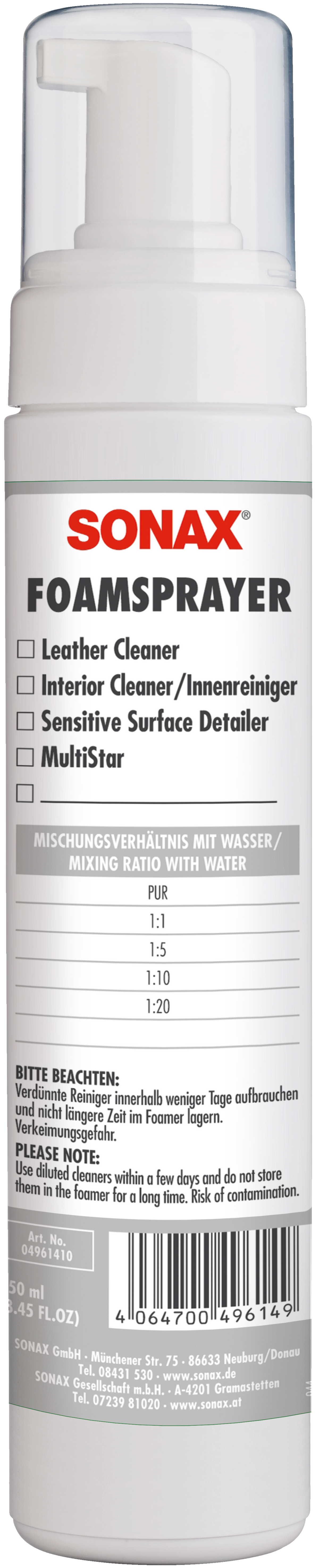 SONAX PROFILINE FoamSprayer