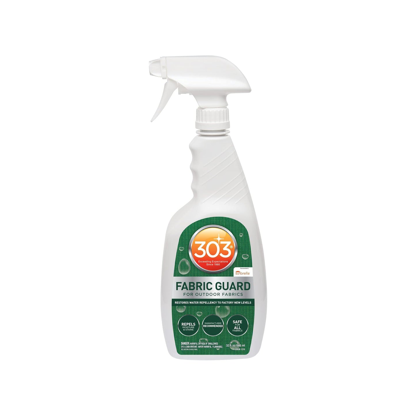 303® Fabric Guard – 32 oz | Restores Water & Stain Repellency, Safe for All Fabrics