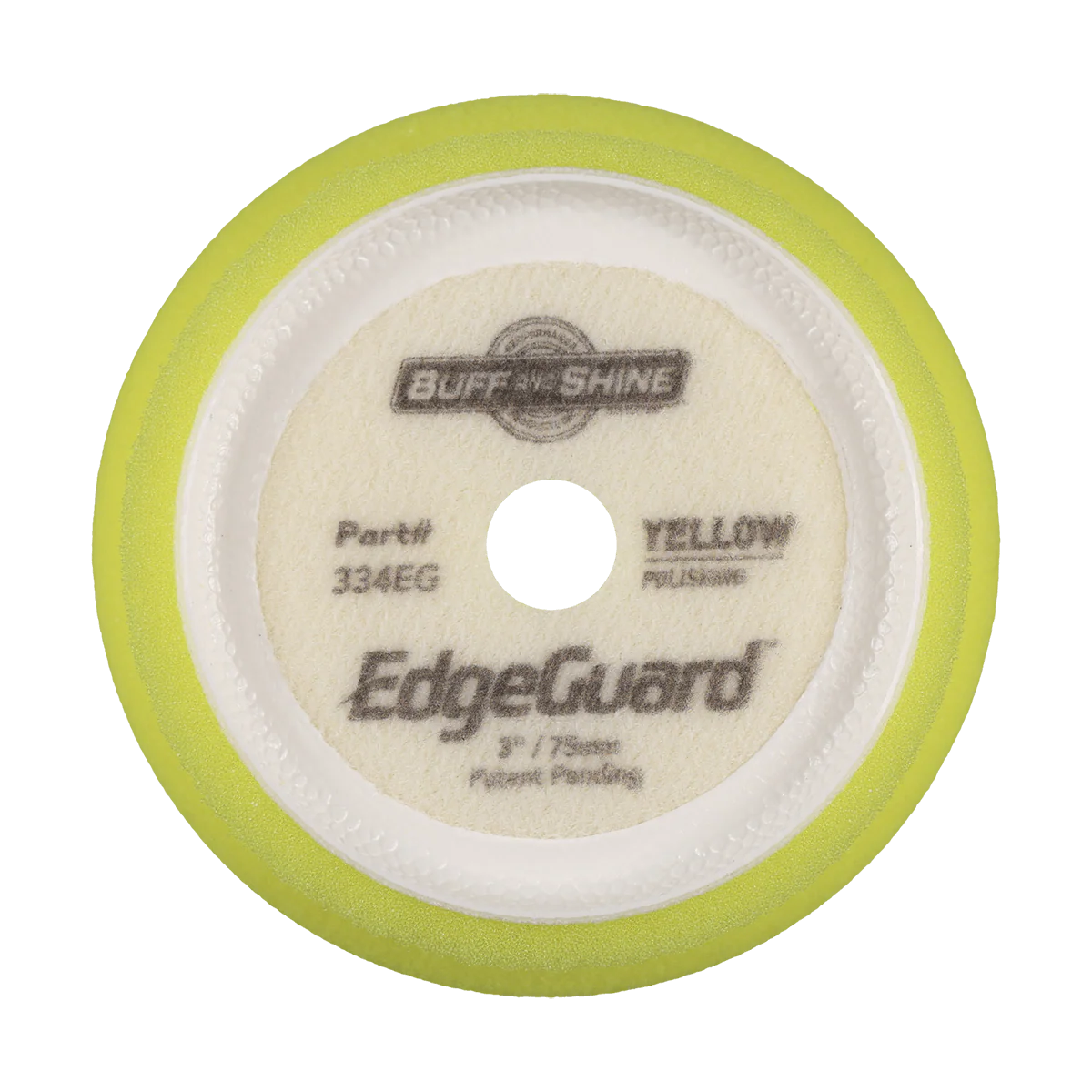 Buff and Shine Yellow EdgeGuard Foam Pads - Polishing