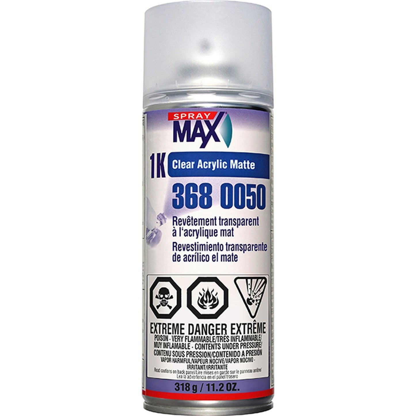 SprayMax® 1K Clear Acrylic – Quick-Drying Clear Coat in Gloss, Satin & Matte