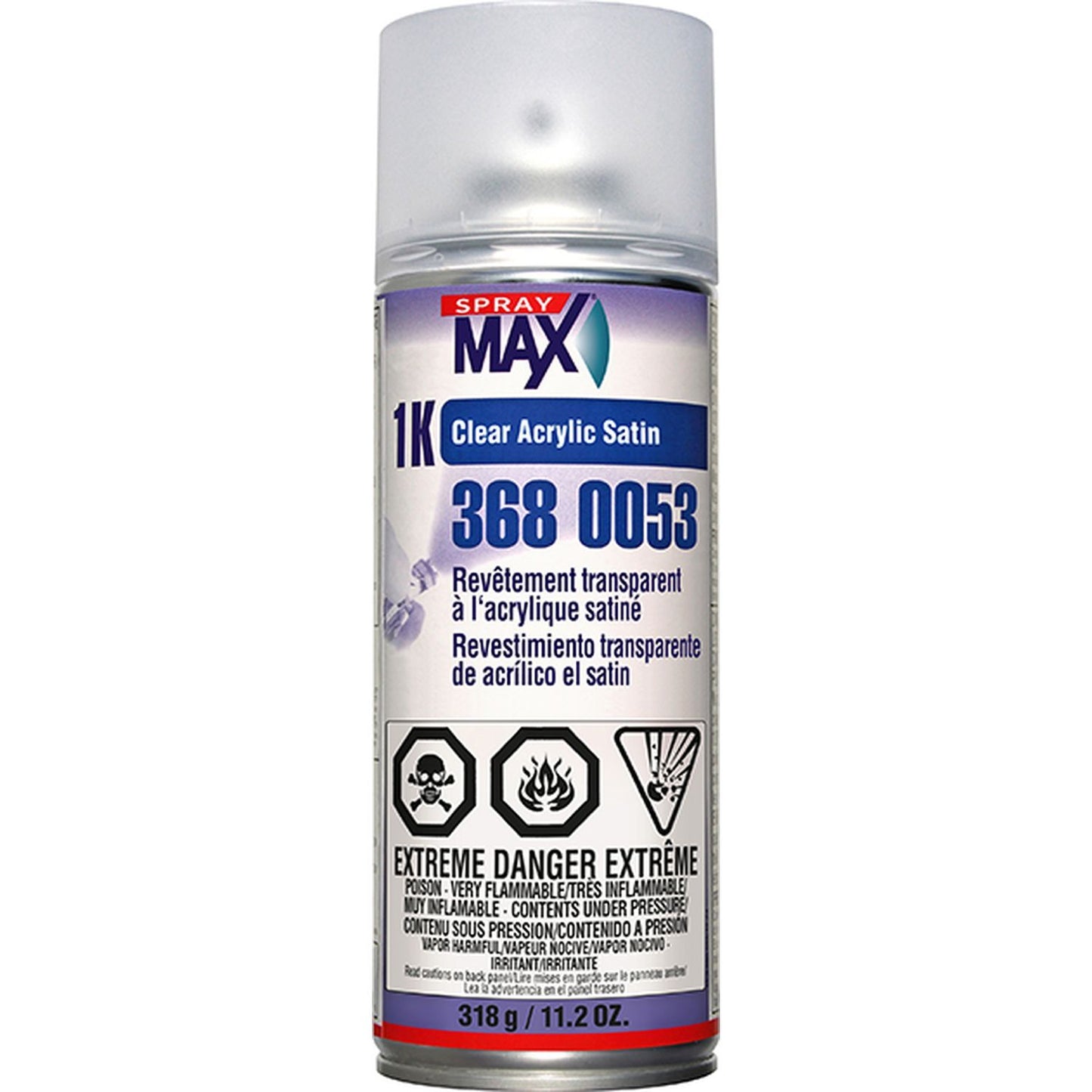 SprayMax® 1K Clear Acrylic – Quick-Drying Clear Coat in Gloss, Satin & Matte