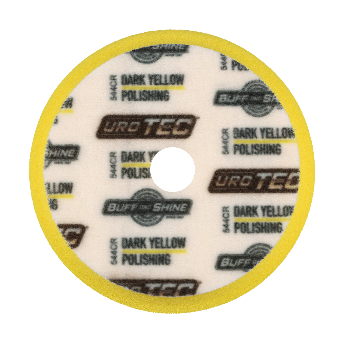 Buff and Shine Dark Yellow URO TEC Foam Pads - Firm Polishing