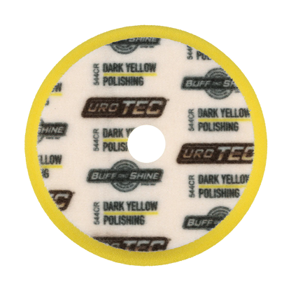 Buff and Shine Dark Yellow URO TEC Foam Pads - Firm Polishing