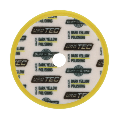 Buff and Shine Dark Yellow URO TEC Foam Pads - Firm Polishing