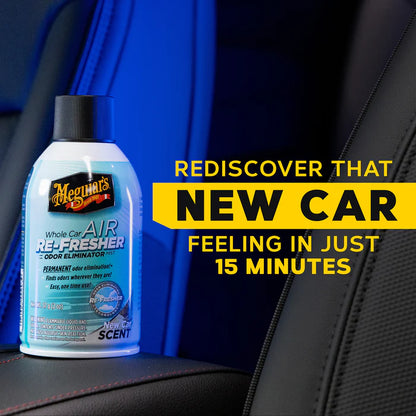Meguiar's Whole Car Locking Odor Bomb - Air Re-Fresher - New Car Scent