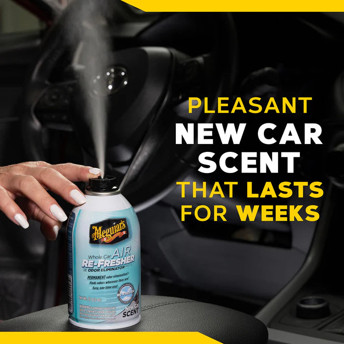 Meguiar's Whole Car Locking Odor Bomb - Air Re-Fresher - New Car Scent