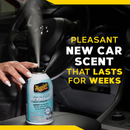 Meguiar's Whole Car Locking Odor Bomb - Air Re-Fresher - New Car Scent