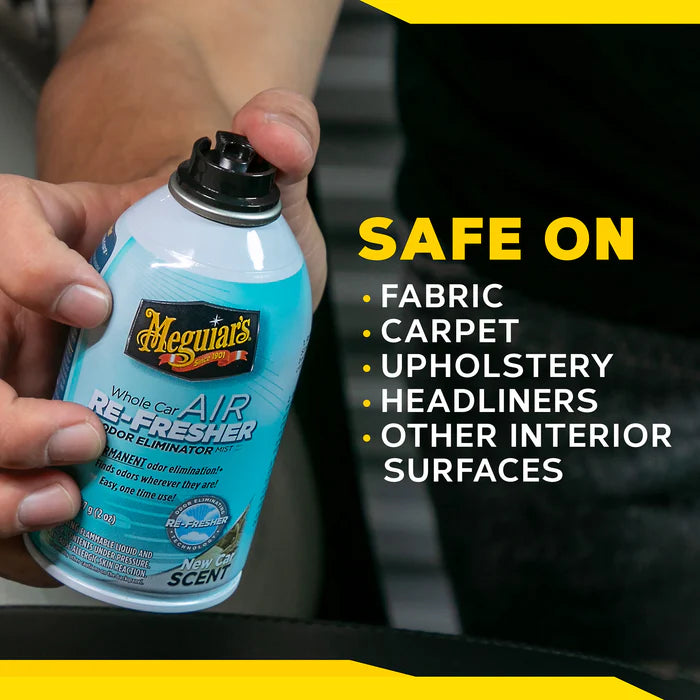 Meguiar's Whole Car Locking Odor Bomb - Air Re-Fresher - New Car Scent