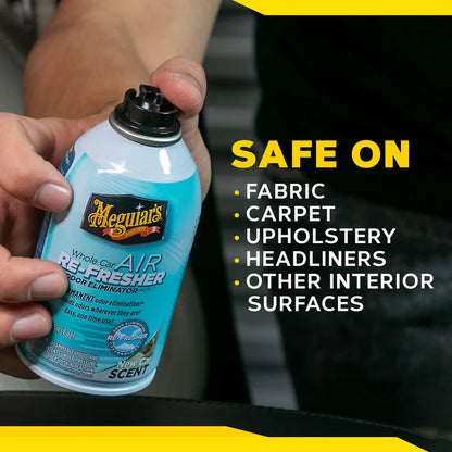 Meguiar's Whole Car Locking Odor Bomb - Air Re-Fresher - New Car Scent