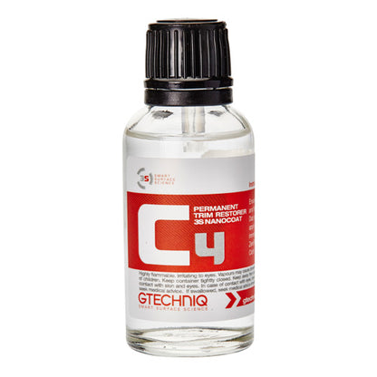 Gtechniq C4 Permanent Trim Restorer | Restores Faded Trim, Up to 2 Years Durability