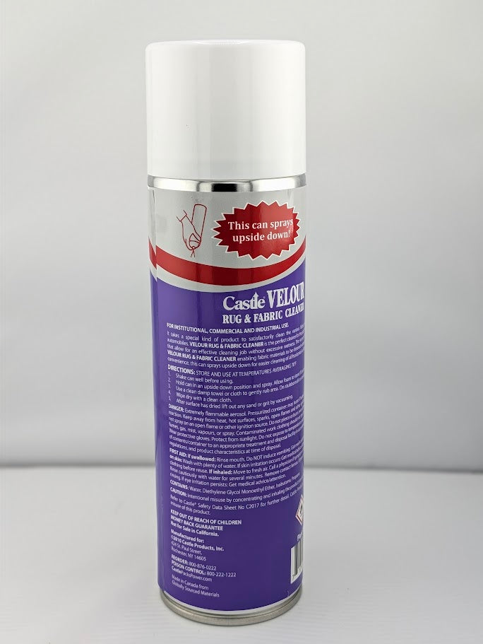 Castle Velour Rug & Fabric Cleaner - 360 Spray tip