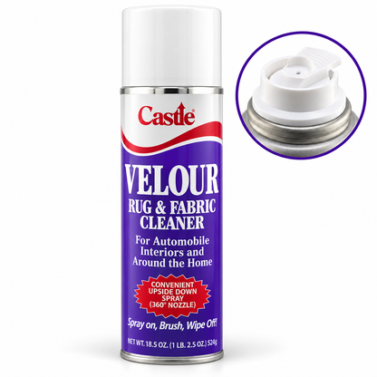 Castle Velour Rug & Fabric Cleaner - 360 Spray tip