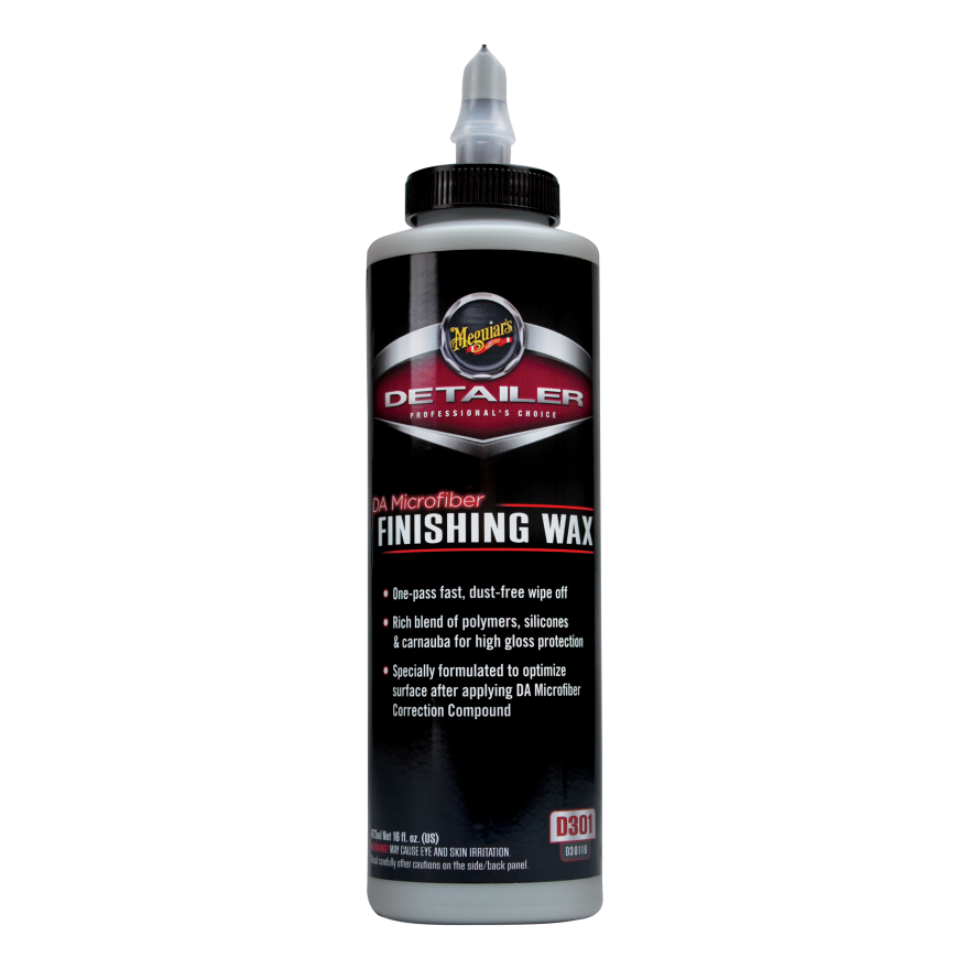 Meguiar's® DA Microfiber Finishing Wax, D30116 – 16 oz. Liquid Wax for High Gloss Protection