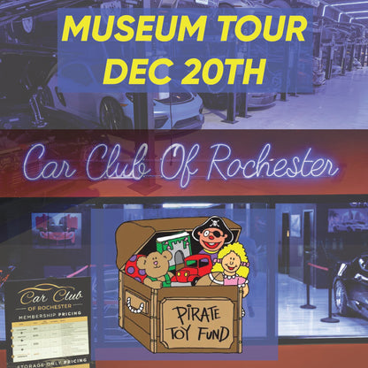 Car Club of Rochester Museum Ticket – Guided Tour