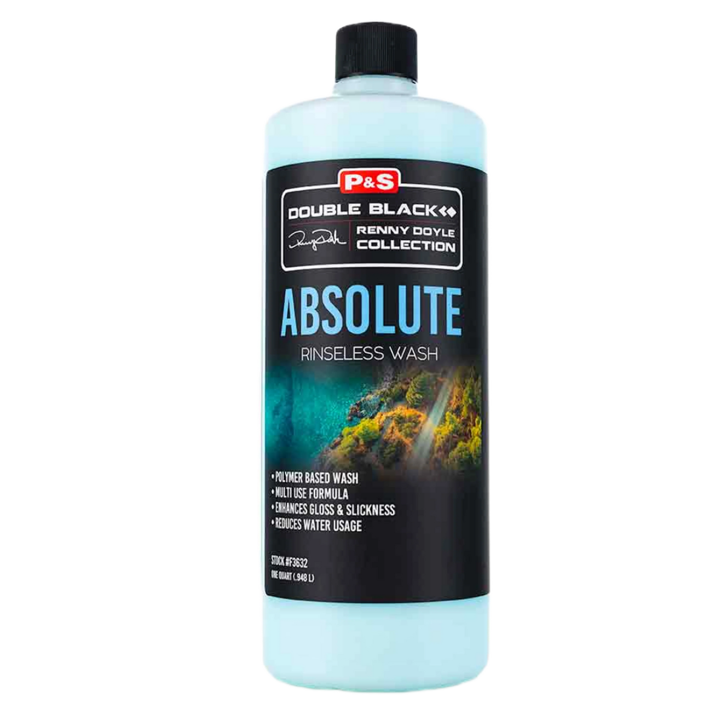 P&S Absolute Rinseless Wash – Multi-Purpose No-Rinse Cleaner for Exterior & Interior