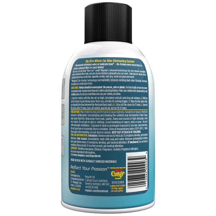 Meguiar's Whole Car Locking Odor Bomb - Air Re-Fresher - New Car Scent