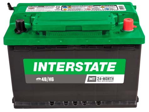 MT-48/H6 Battery – 12V Flooded Lead-Acid, 690 CCA, 24-Month Warranty Interstate Battery