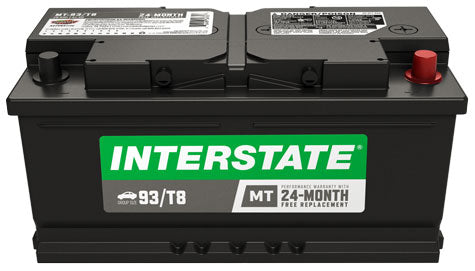 Interstate MT-93/T8 Battery – Group T8 – Car Club of Rochester