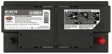 Interstate MT-93/T8 Battery – Group T8
