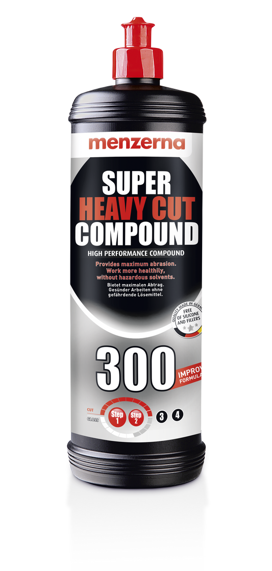 Menzerna Super Heavy Cut Compound SHCC 300 – 8 oz Heavy-Cut Polish