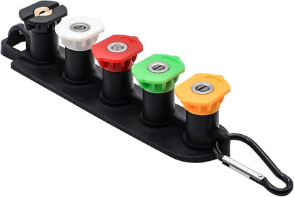 JetLine 5X Nozzle Kit – Quick Connect Tip Set with Holder, 4000 PSI
