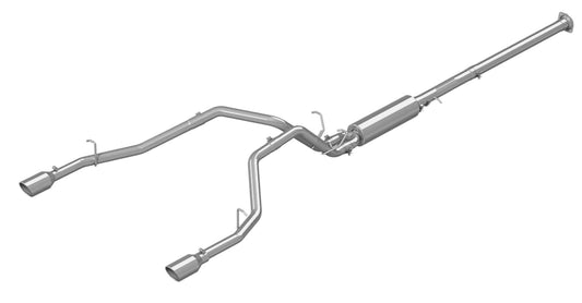 MBRP Cat Back Exhaust – 19+ RAM 1500 HEMI 5.7L (Dual Split Rear, 2.5", 409 SS)