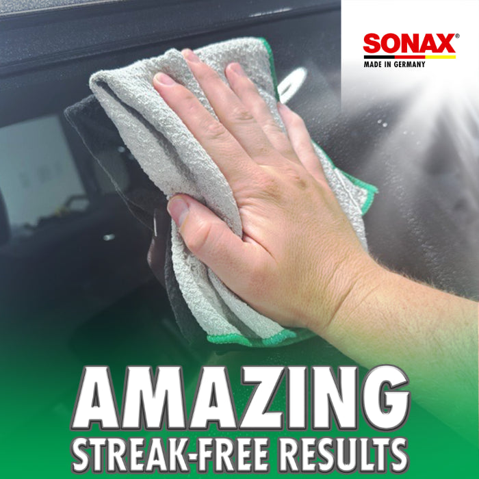 Sonax Microfiber Glass Cloths - 3 Towel Pack