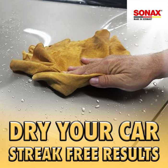 SONAX Leather Chamois – 20 x 15 Inch