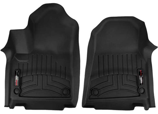 WeatherTech Custom Fit FloorLiners front mats for 22-Current Jeep Wagoneer 7 passenger seating rear floorliner Black