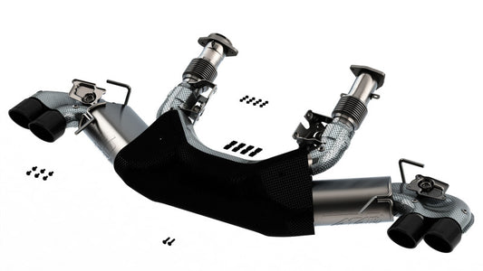 Borla ATAK Exhaust – C8 Corvette Stingray / E-Ray Black Chrome