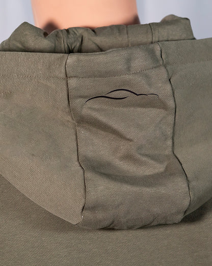 Heavyweight Fleece Hoodie in Oak Green - PNT Code: 22L – Exclusive Car Club Edition