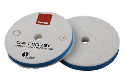 RUPES D-A COARSE Microfiber Extreme Cut Pad – High Cut for Dual Action Polishers